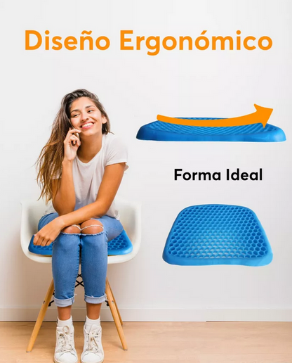 Cojín Ortopédico de Silicona para Asiento