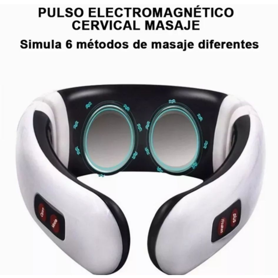 Masajeador electroestimulador de cuello